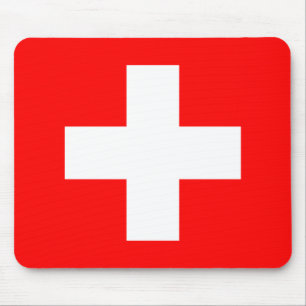 Flag of Switzerland Mouse Pad