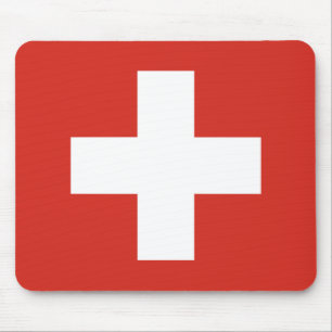 Flag of Switzerland Mouse Pad