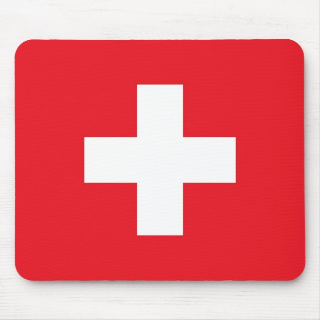Flag of Switzerland Mouse Pad (Front)