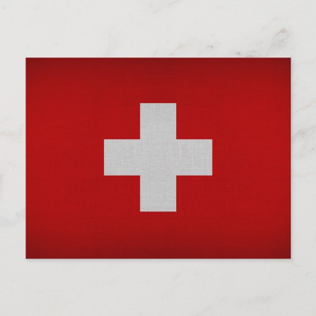 Flag of Switzerland Postcard (Front)