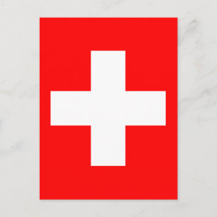 Flag of Switzerland Postcard