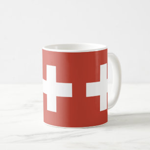 Flag of Switzerland – Schweiz – Suisse – Svizzera Coffee Mug