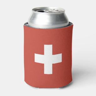 Flag of Switzerland - Switzerland - Suisse - Svizz Can Cooler