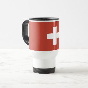 Flag of Switzerland - Switzerland - Suisse - Svizz Travel Mug