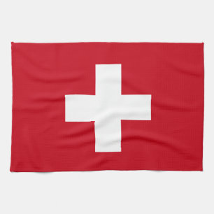 Flag of Switzerland Tea Towel