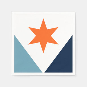 Flag of Syracuse, New York Napkin