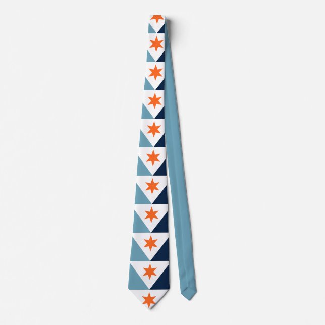 Flag of Syracuse, New York Tie (Front)