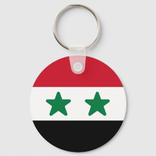 Flag of Syria Key Ring
