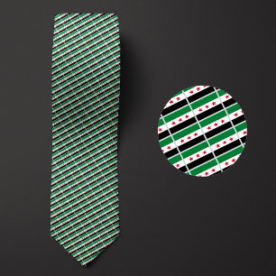 Flag of Syria (New) Pattern Tie