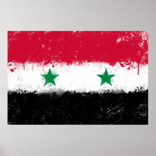 Flag of Syria Poster