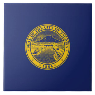 Flag of Tacoma (Washington City) Tile