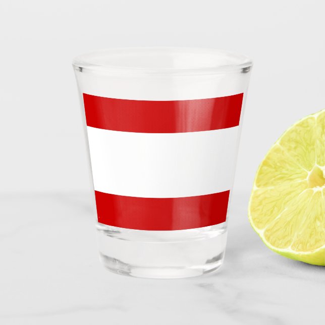 Flag of Tahiti Shot Glass (Front)