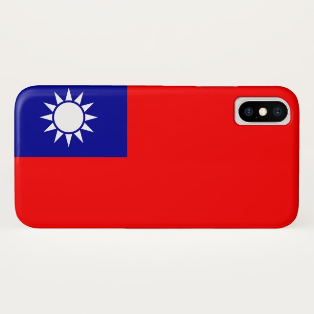 Flag of Taiwan Case-Mate iPhone Case (Back (Horizontal))
