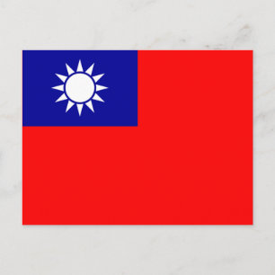 Flag of Taiwan Postcard