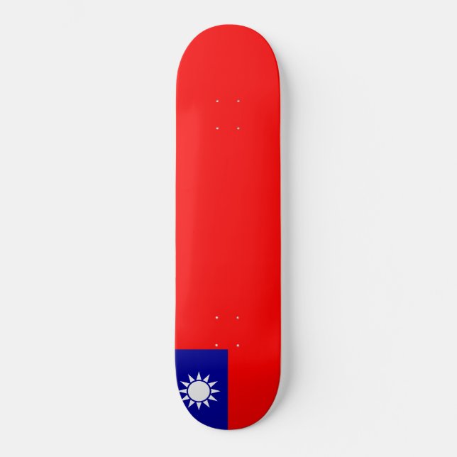 Flag of Taiwan Skateboard (Front)