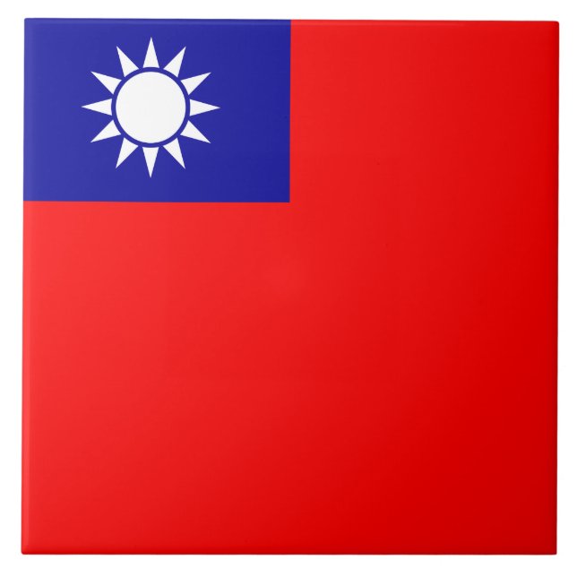 Flag of Taiwan Tile (Front)
