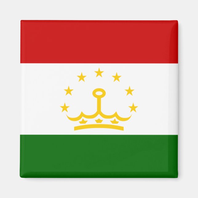 Flag of Tajikistan Magnet (Front)