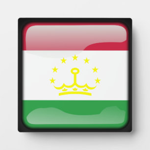 Flag of Tajikistan Plaque