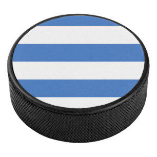 Flag of Tallinn, Estonia Hockey Puck