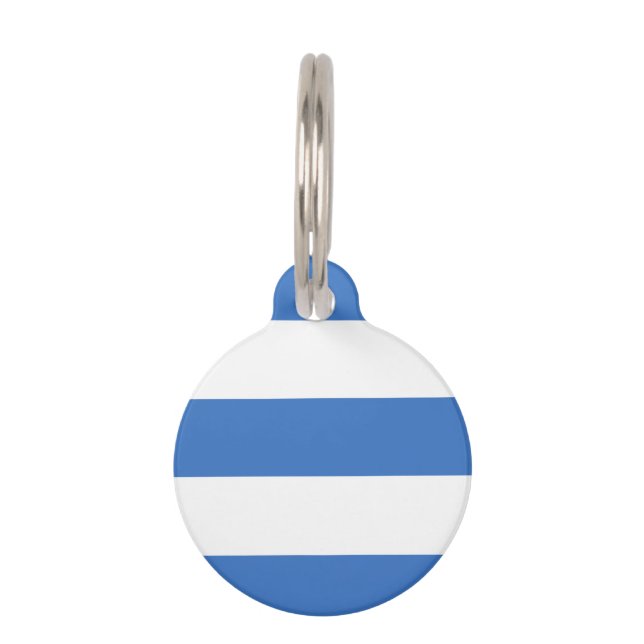 Flag of Tallinn, Estonia Pet ID Tag (Front)