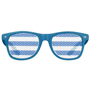 Flag of Tallinn, Estonia Retro Sunglasses