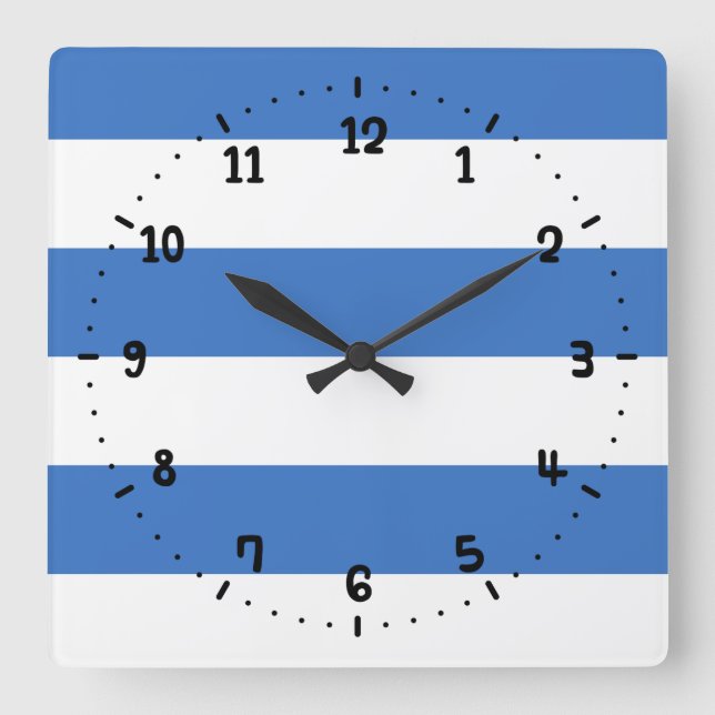 Flag of Tallinn, Estonia Square Wall Clock (Front)