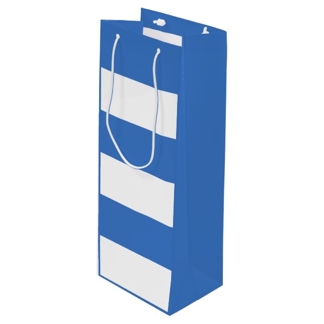 Flag of Tallinn, Estonia Wine Gift Bag (Front Angled)