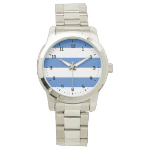 Flag of Tallinn, Estonia Wristwatch