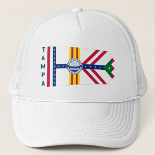 Flag of Tampa, Florida Trucker Hat