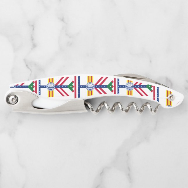 Flag of Tampa, Florida Waiter's Corkscrew (Front)