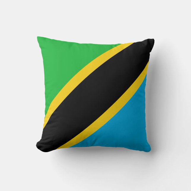Flag of Tanzania Cushion (Front)