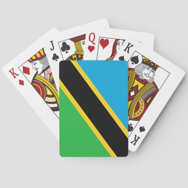 Flag of Tanzania Playing Cards (Back)
