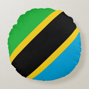 Flag of Tanzania Round Cushion