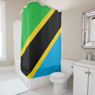 Flag of Tanzania Shower Curtain