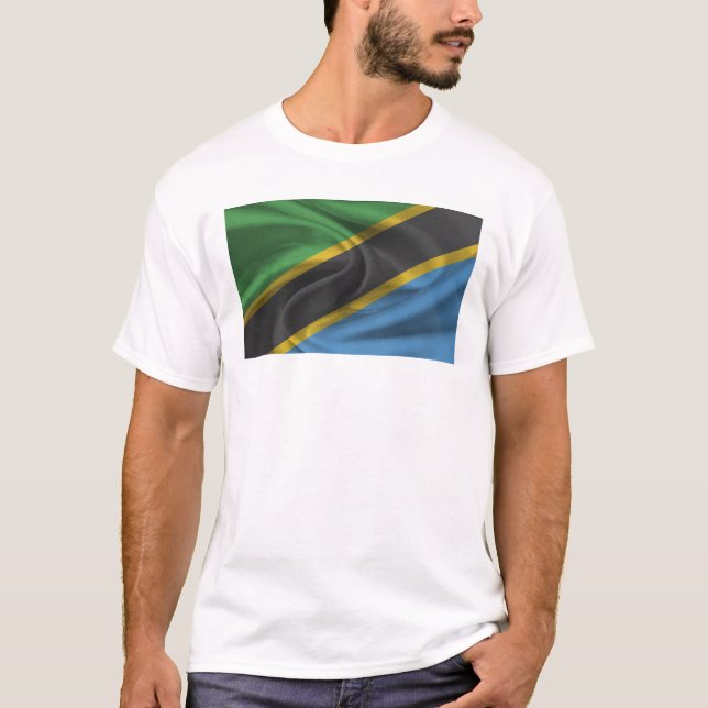Flag Of Tanzania T-Shirt (Front)