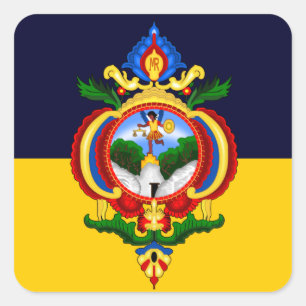 Flag of Tegucigalpa, Honduras Square Sticker