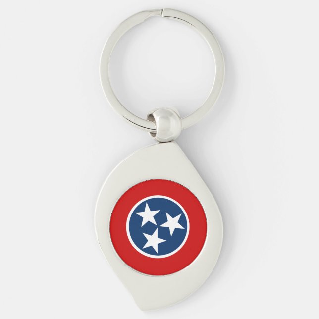 Flag of Tennessee Key Ring (Front)