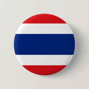 Flag of Thailand 6 Cm Round Badge