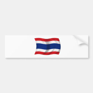 Flag of Thailand Bumper Sticker