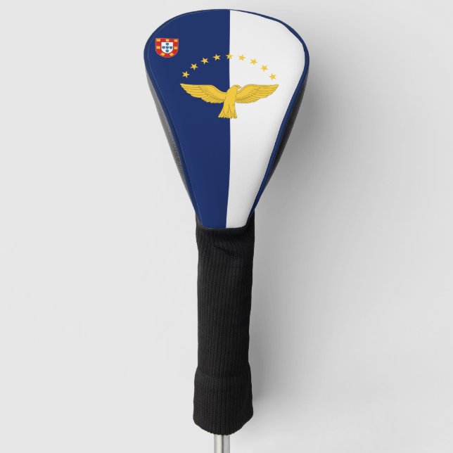 Flag of the Azores, Portugal Golf Head Cover (Front)