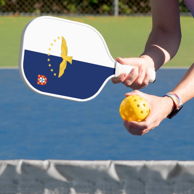 Flag of the Azores, Portugal Pickleball Paddle (Insitu)