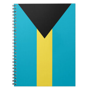 Flag Of The Bahamas Spiral Notebook