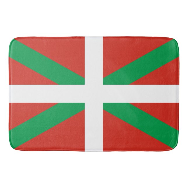 Flag of the Basque Country Bath Mat (Front)