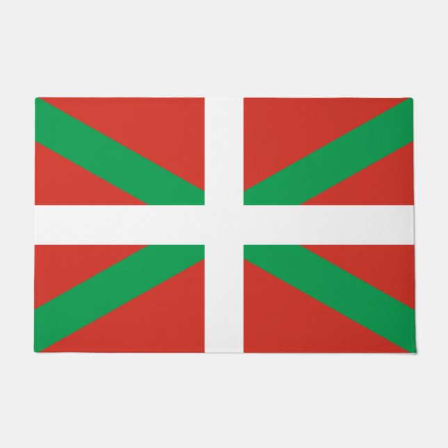 Flag of the Basque Country Doormat (Front)