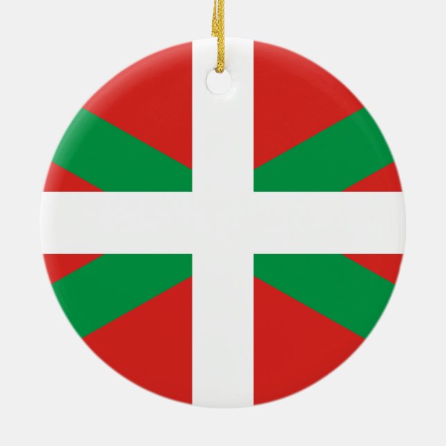 Flag of the Basque Country  Ornament (Back)