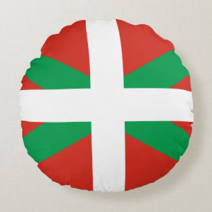 Flag of the Basque Country Round Cushion
