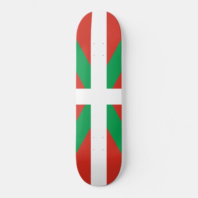 Flag of the Basque Country Skateboard (Front)