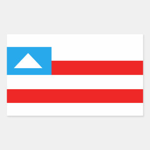 Flag of the Brazil Bahia Rectangular Sticker