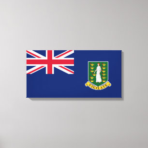 Flag of the British Virgin Islands (BVI) Canvas Print