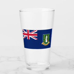 Flag of the British Virgin Islands (BVI) Glass